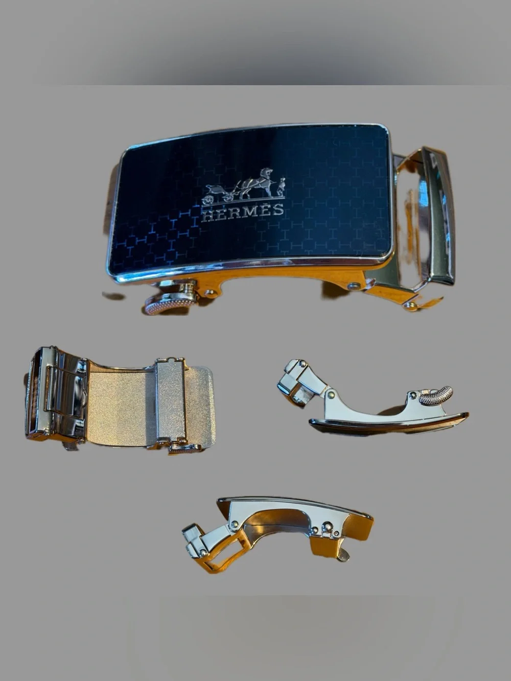 NWOT Hermes gold belt buckle